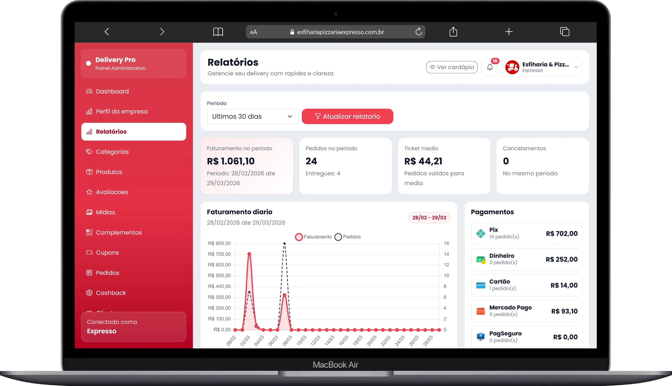 Ilustracao de delivery