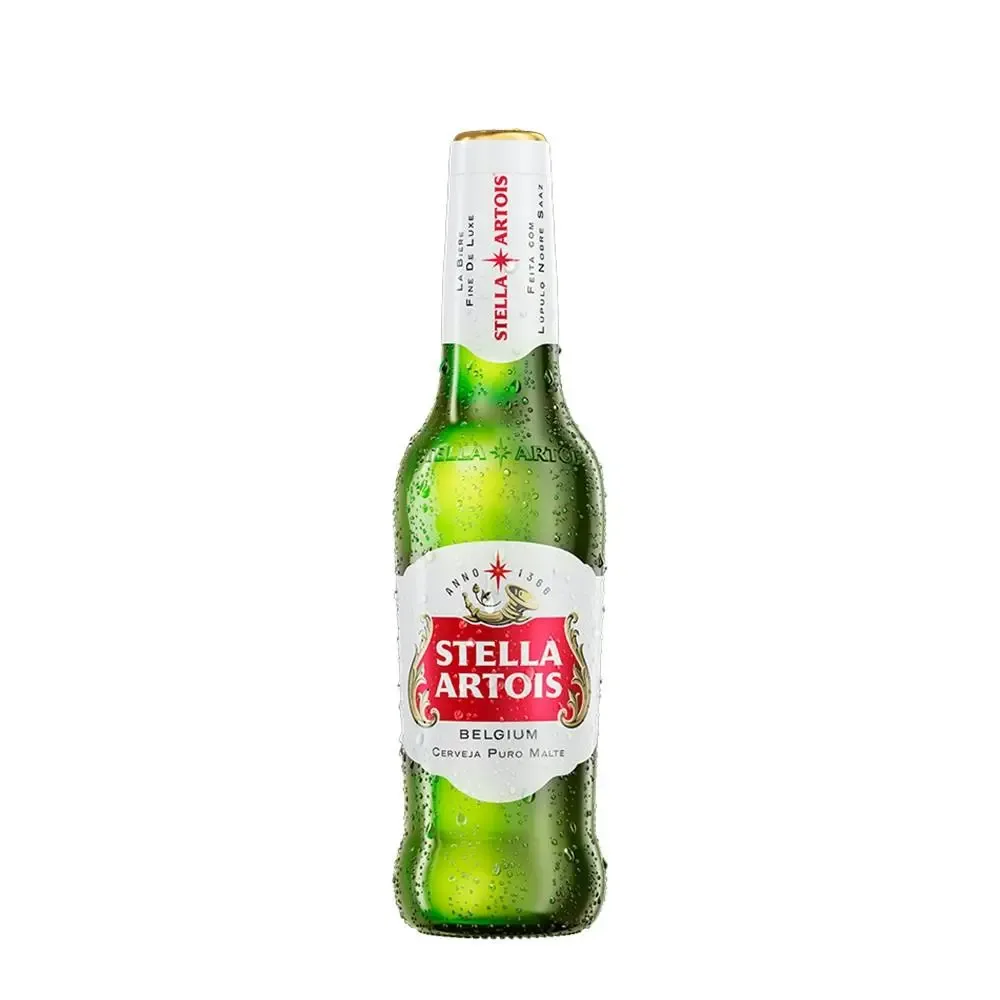 Delivery de Stella Artois 330ml gelada e a preço de mercado é aqui no Bar do José É só pedir e entregamos rapidinho na sua casa. Você ainda pode conferir ofertas imperdíveis de cervejas, petiscos, destilados, vinhos e bebidas não alcoólicas, como água, energéticos e refrigerantes. Basta inserir seu endereço para ver os produtos que estão disponíveis na sua região e aproveitar o maior delivery de bebidas geladas do Brasil. Descrição do produto Stella Artois é uma cerveja puro malte com lúpulos nobres, perfeita para quem aprecia uma lager encorpada e elegante. Ideal para acompanhar refeições, brindar em jantares e deixar qualquer encontro com um toque de sofisticação.
